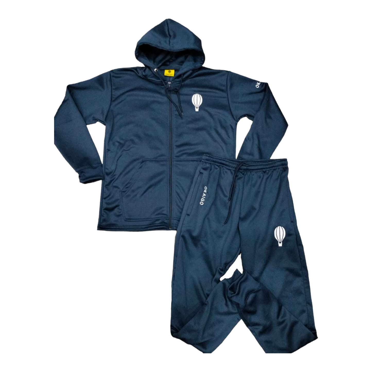 Navy Blue Hooded Sweatsuit