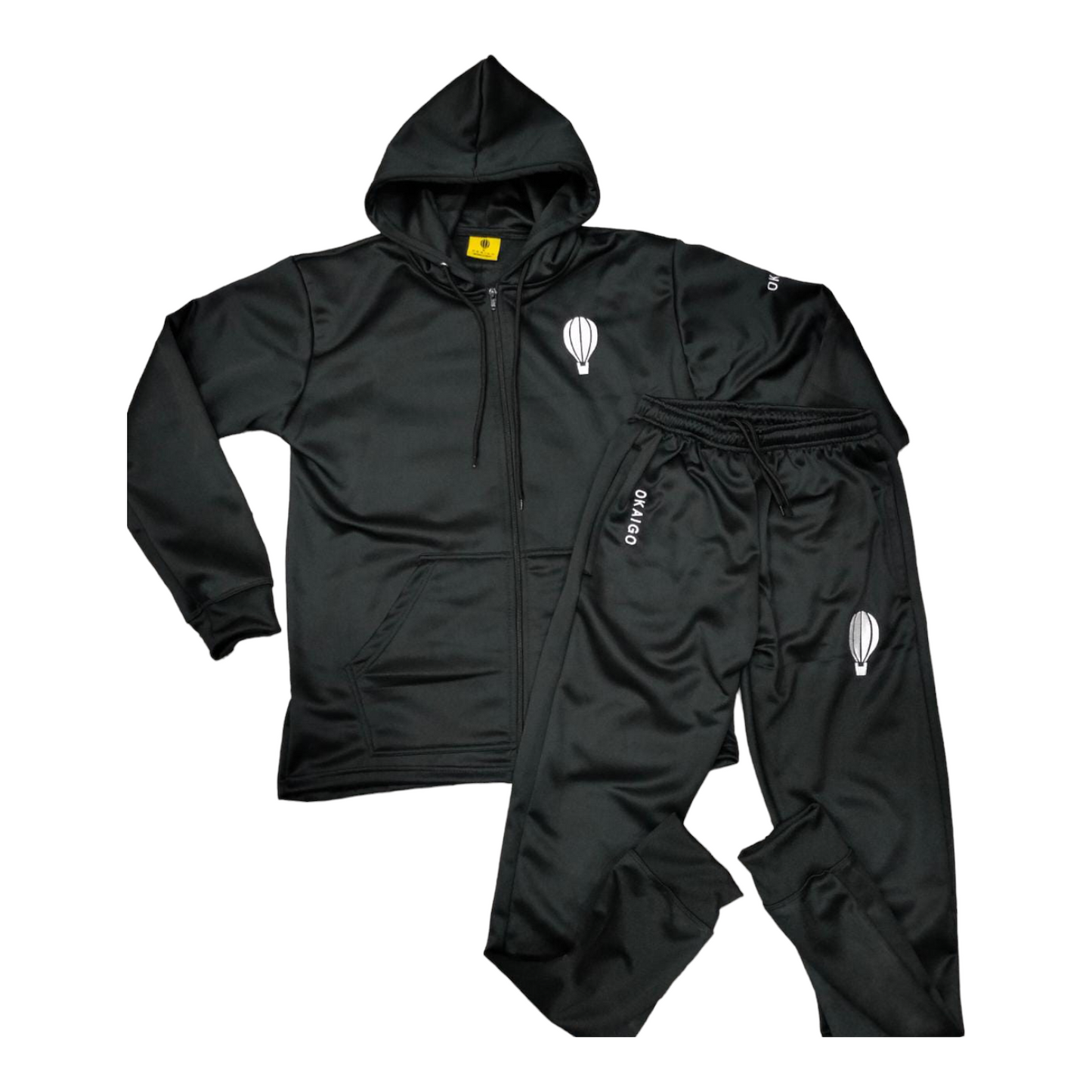 Black Hooded Sweatsuits