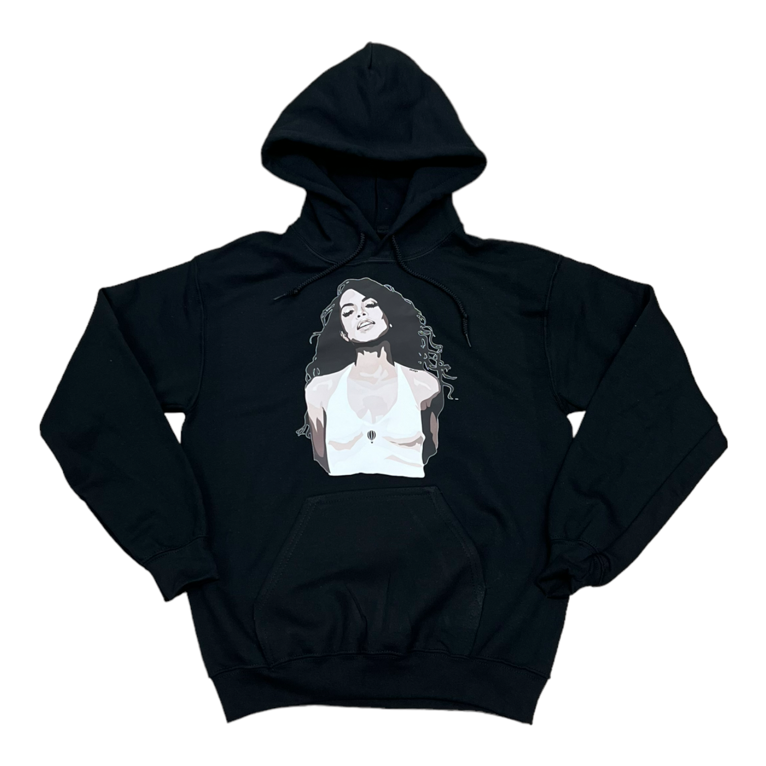 Aaliyah Pullover Hoody Black