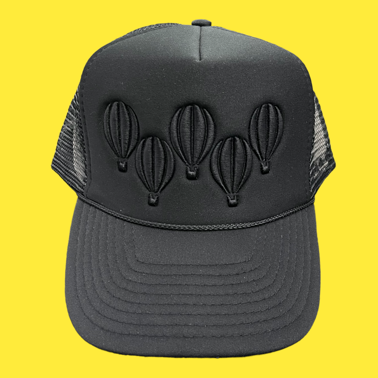 Triple Black 5 Balloon Trucker Hat