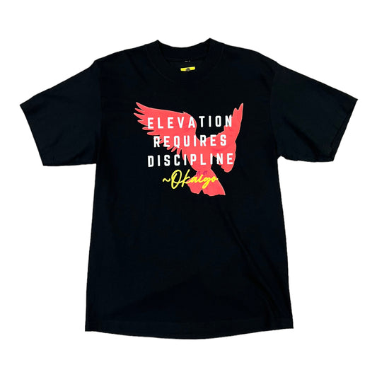 The Big Red Bird Heavyweight Shirt - Black