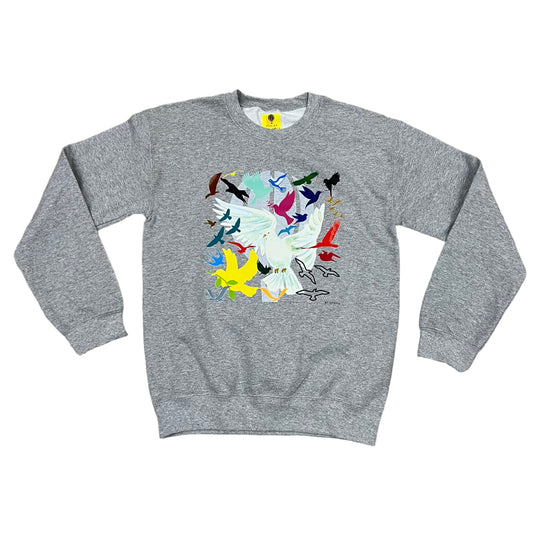 Birds 2.0 Sweatshirt - Sports Grey