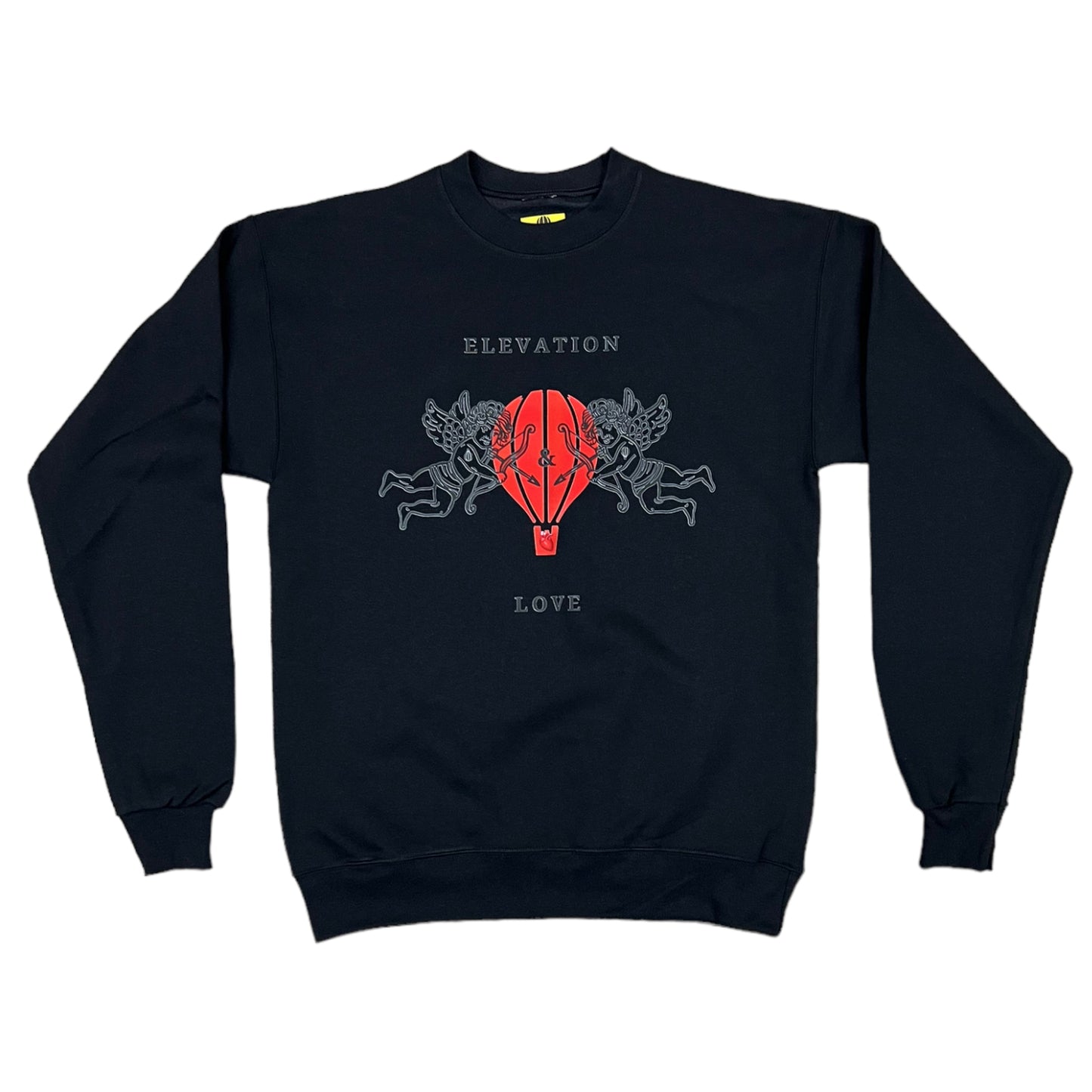 Elevation and Love Sweatshirt- Black