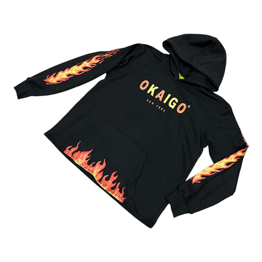 Okaigo Flames Pullover Hoodie