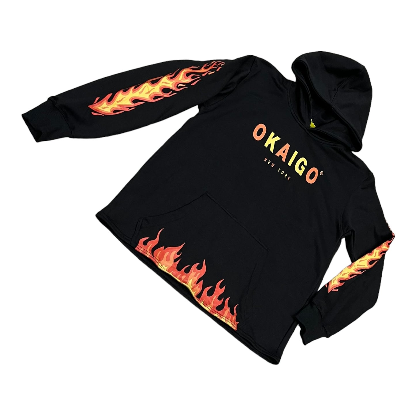 Okaigo Flames Pullover Hoodie