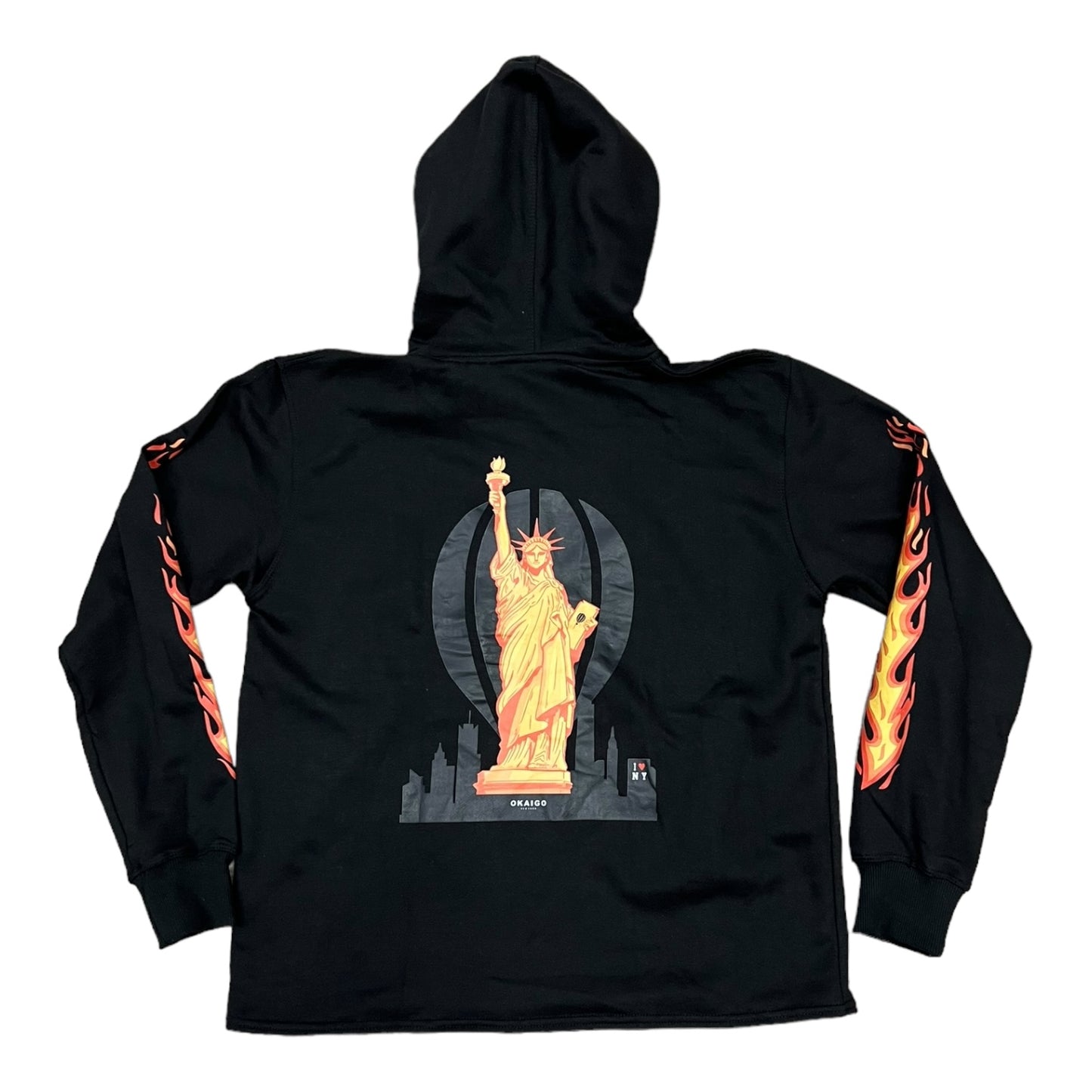 Okaigo Flames Pullover Hoodie