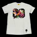 Tropical Bird Jersey Shirt - White