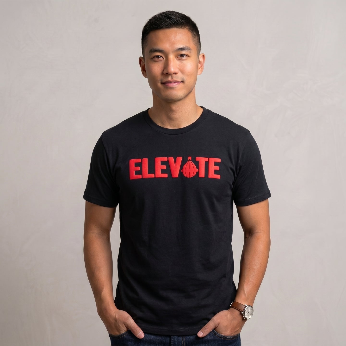 Red Puff Elevate Shirt - Black
