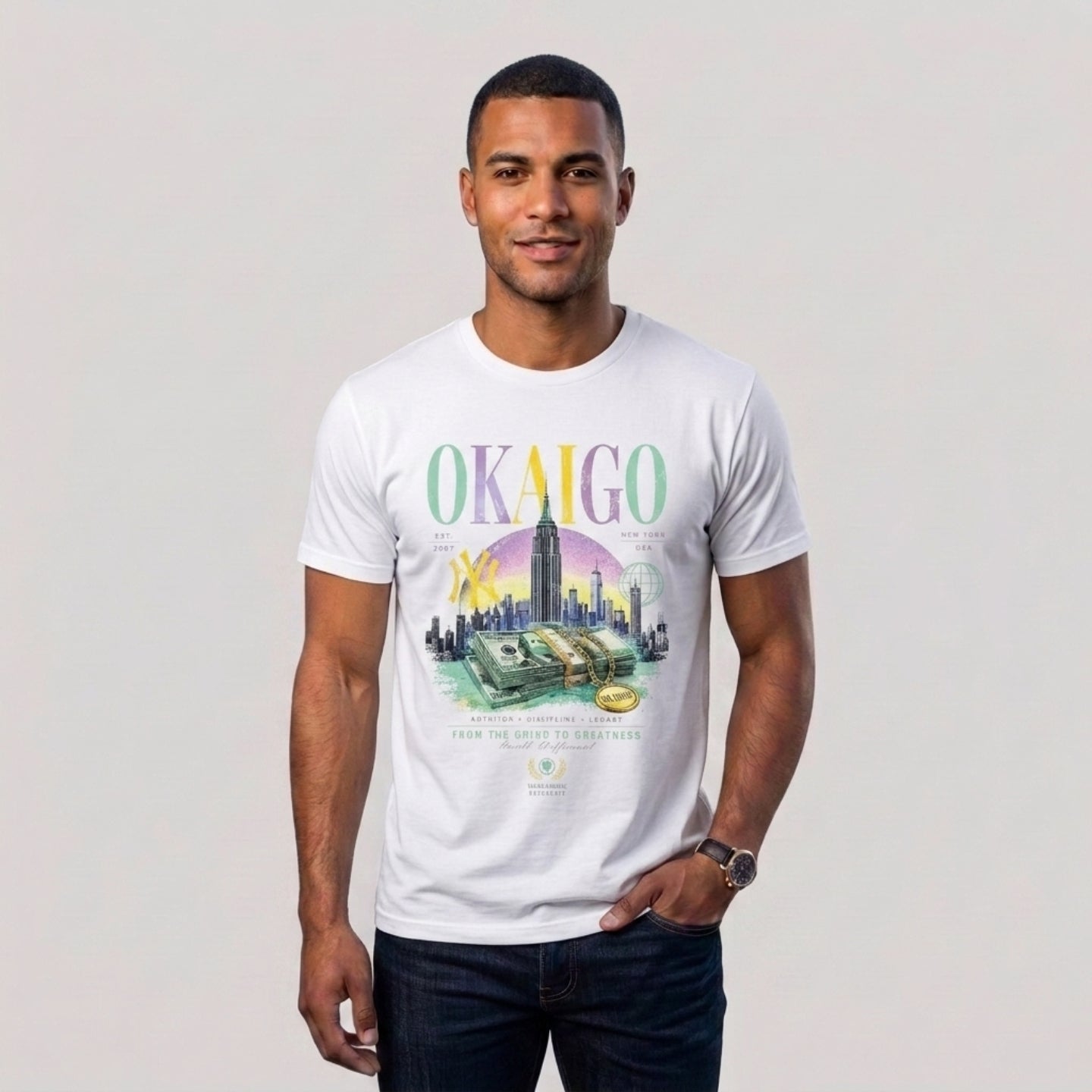 Grind to Success Shirts - White