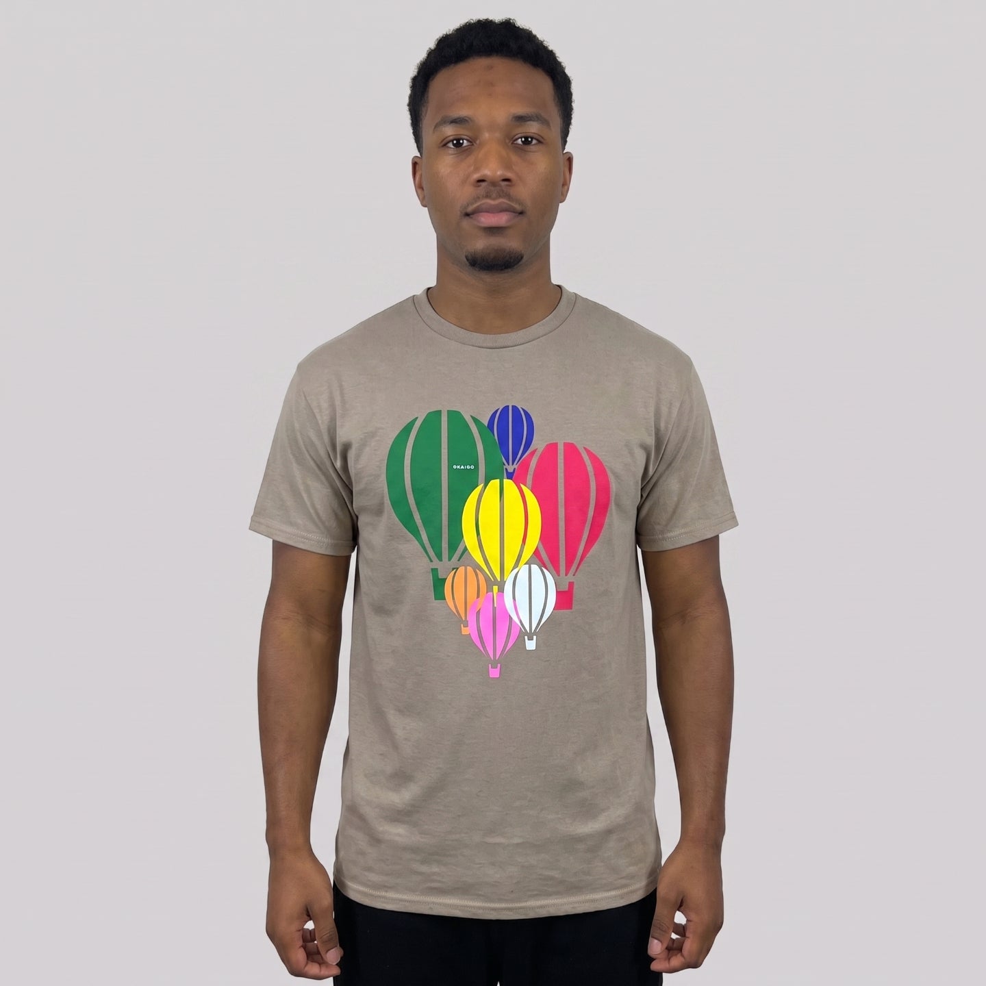 "Rise together" short sleeve pebble shirt