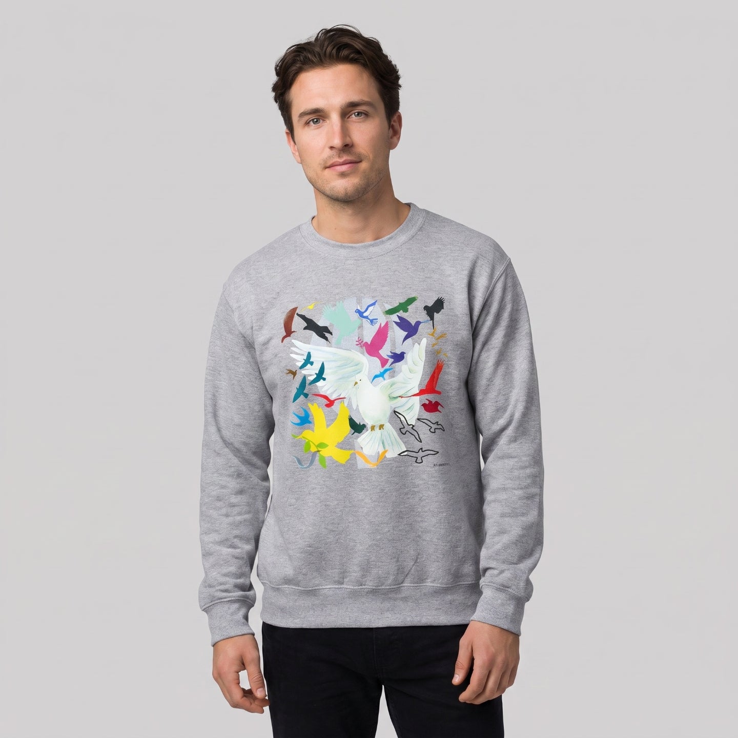 Birds 2.0 Sweatshirt - Sports Grey