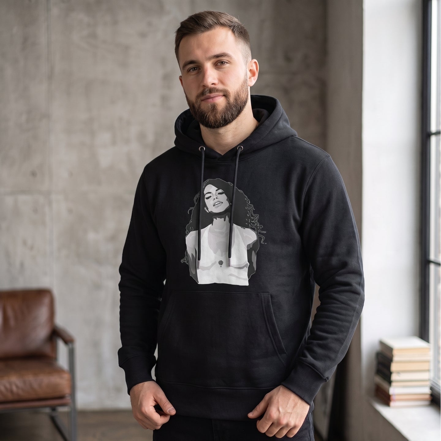 Aaliyah Pullover Hoody - Black