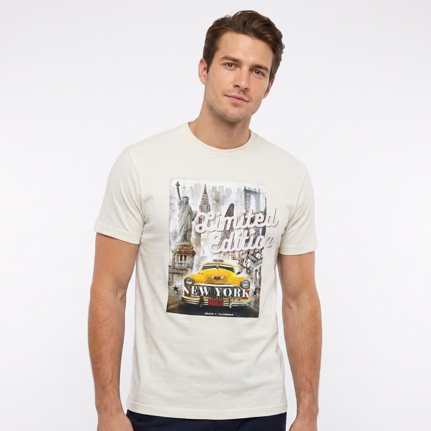 Big City Vintage Tee - Neautral