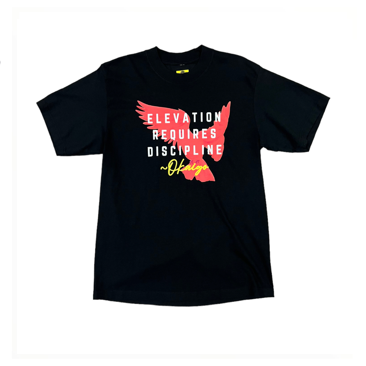 The Big Red Bird Heavyweight Shirt - Black