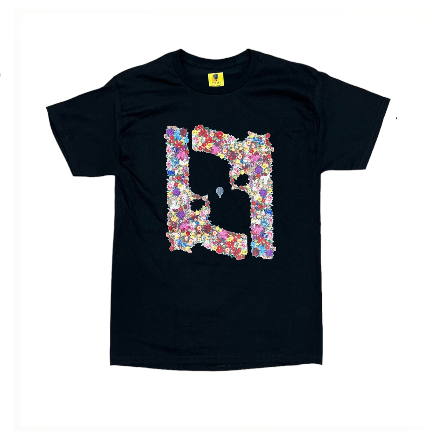 Floral guns of peace - Black