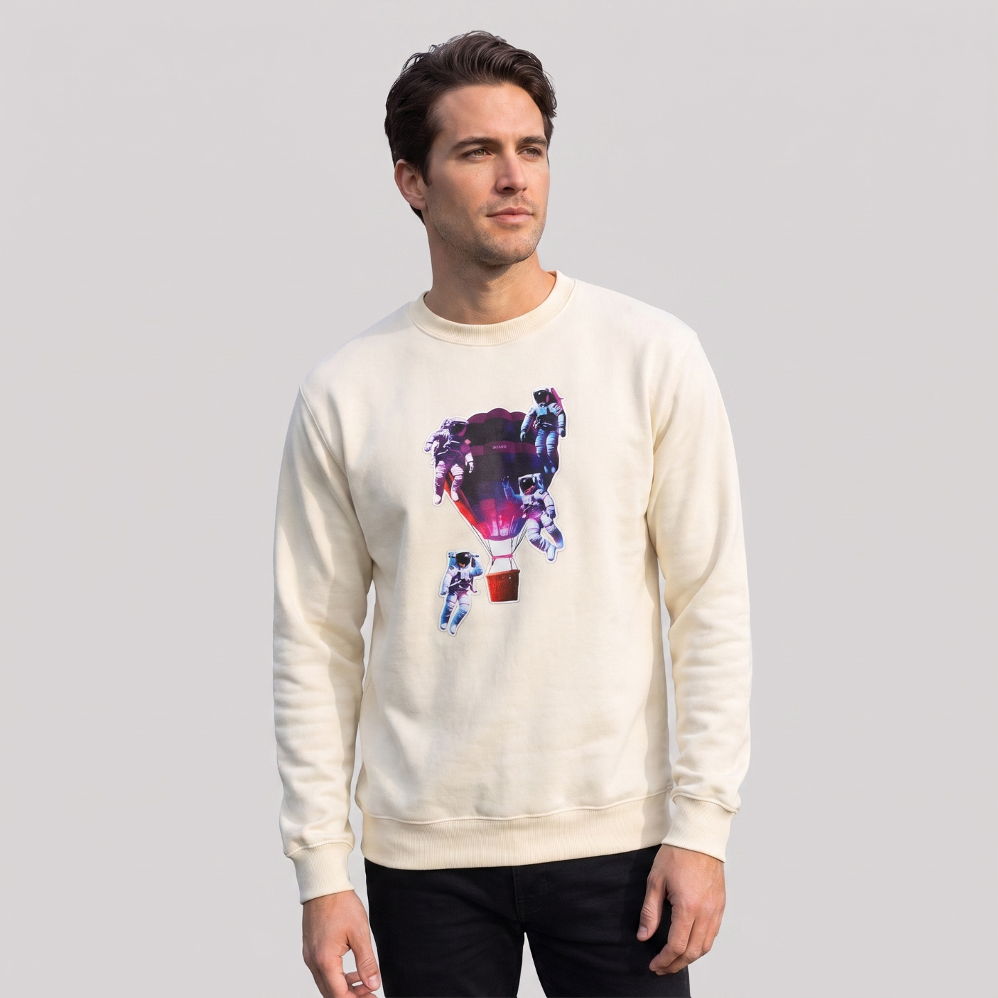 Cropped Space Vibe Sweatshirt