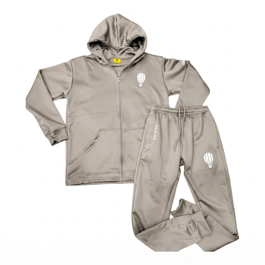 Cool Grey Hooded Sweatsuits