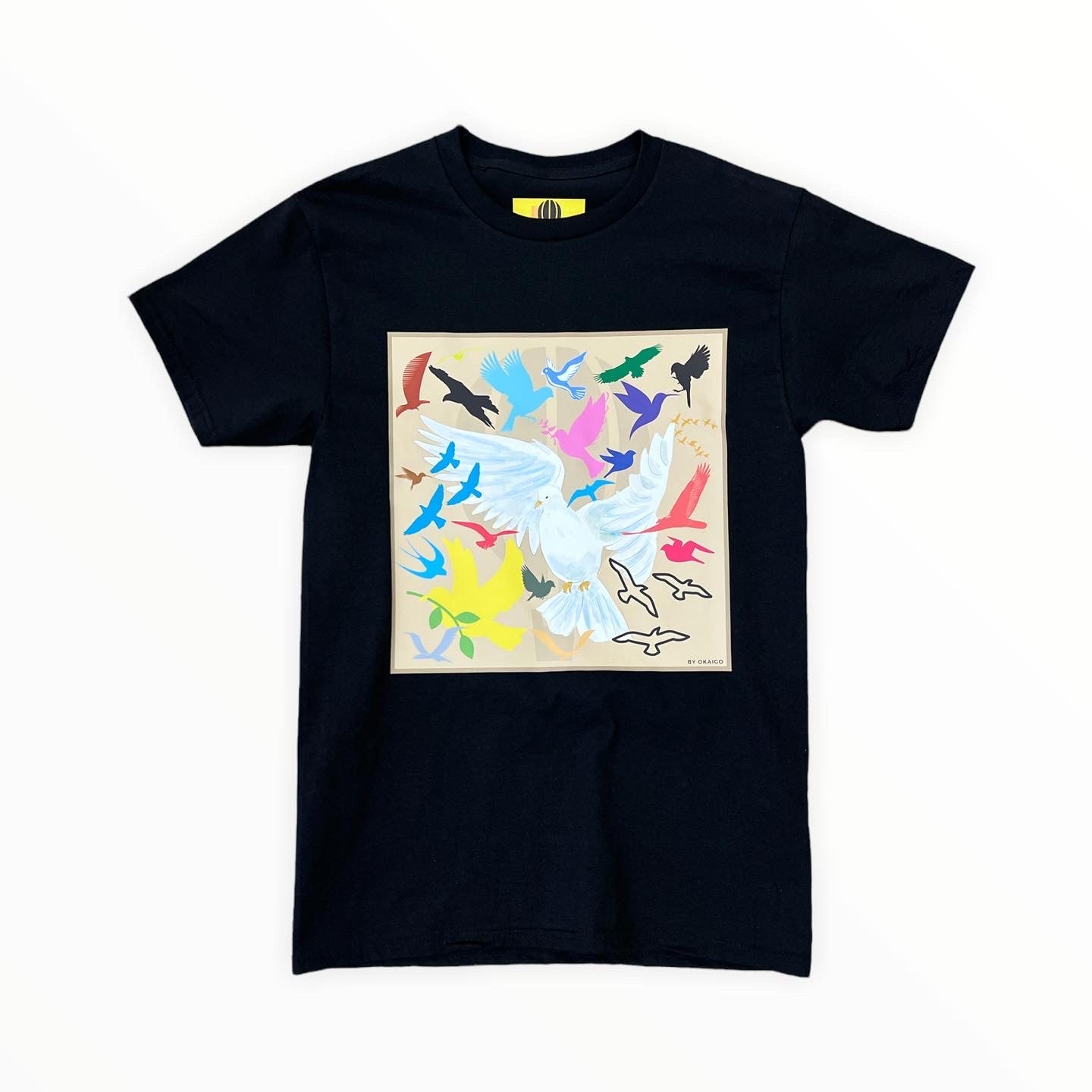 Okaigo Birds Canvas Shirt