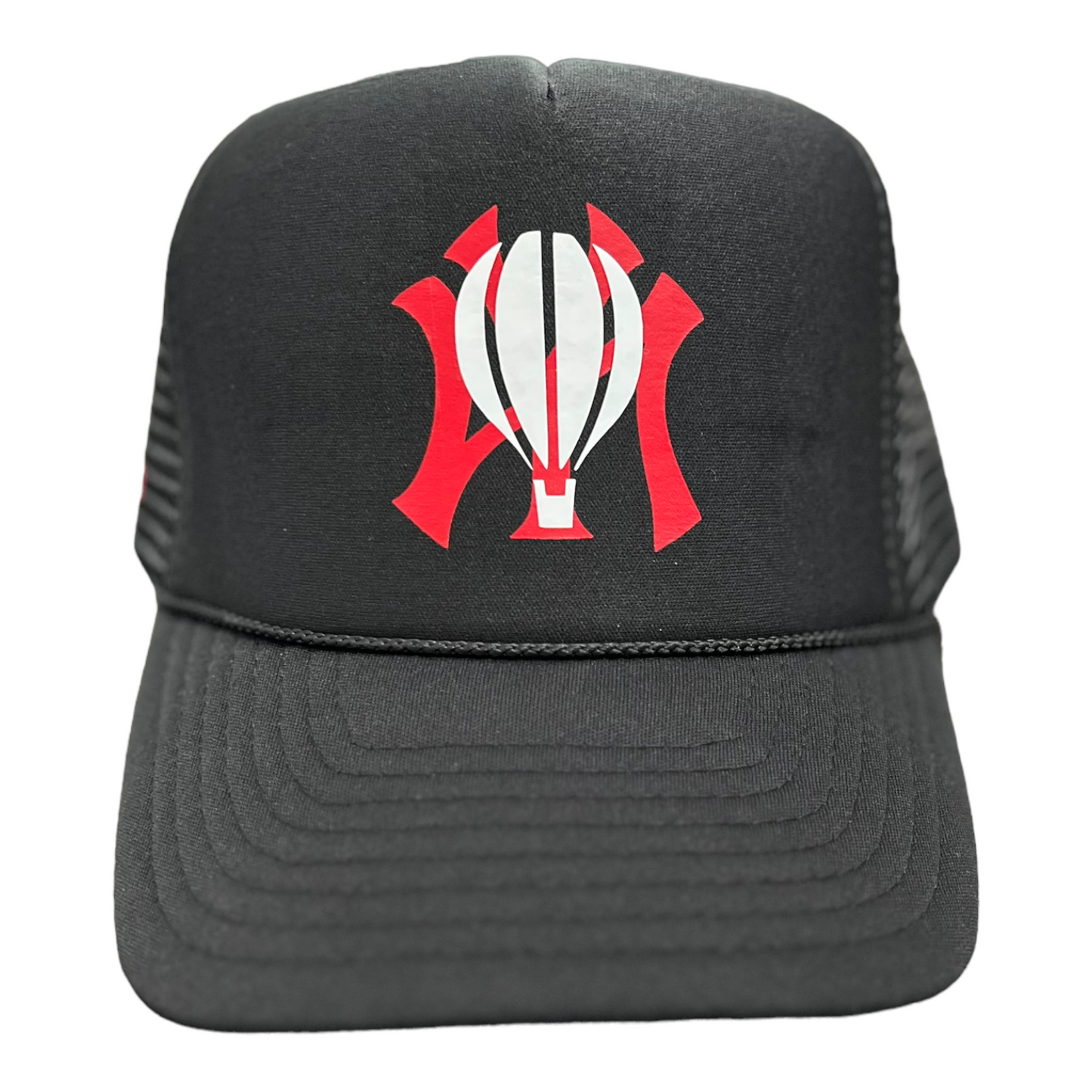 NYxO Black and Red Trucker Hat