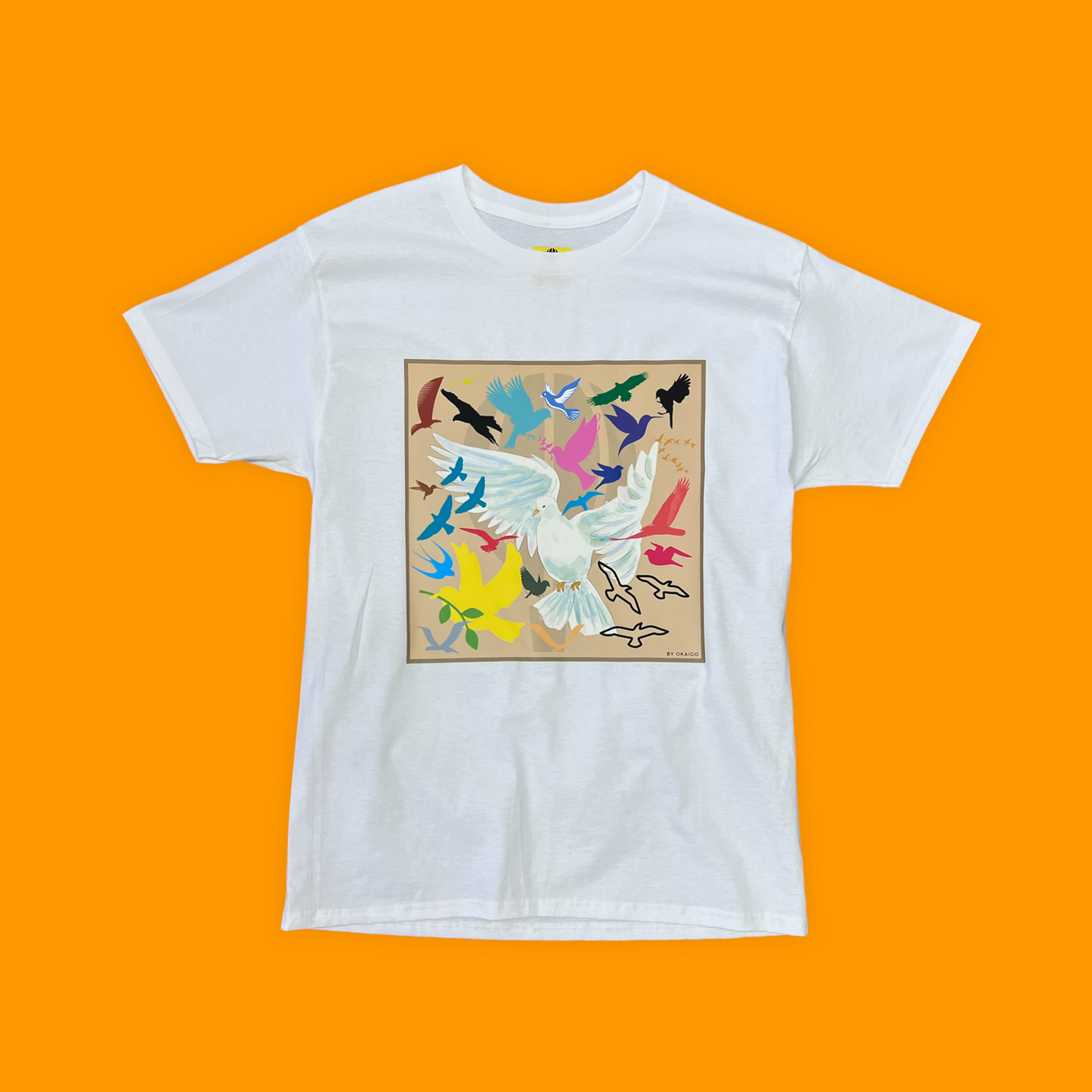 Okaigo Birds Canvas Shirt