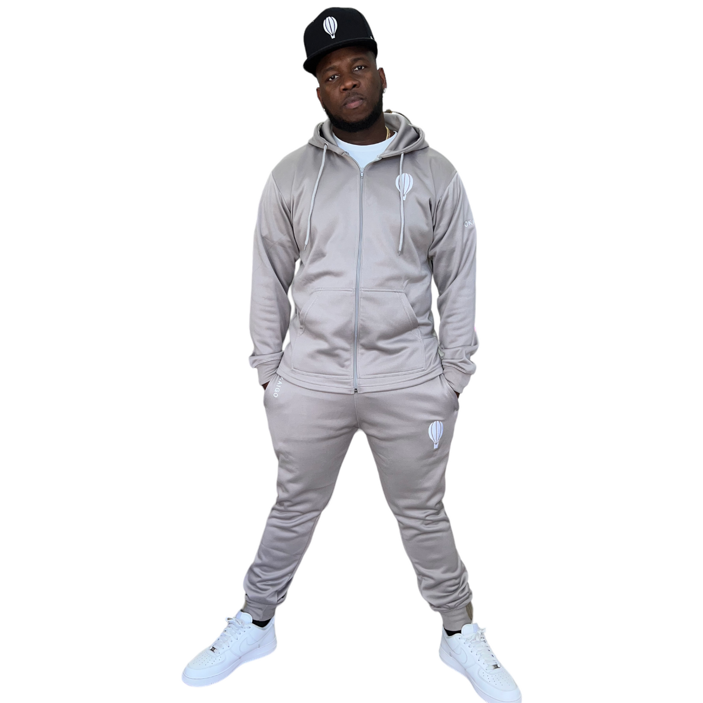 Cool Grey Hooded Sweatsuits