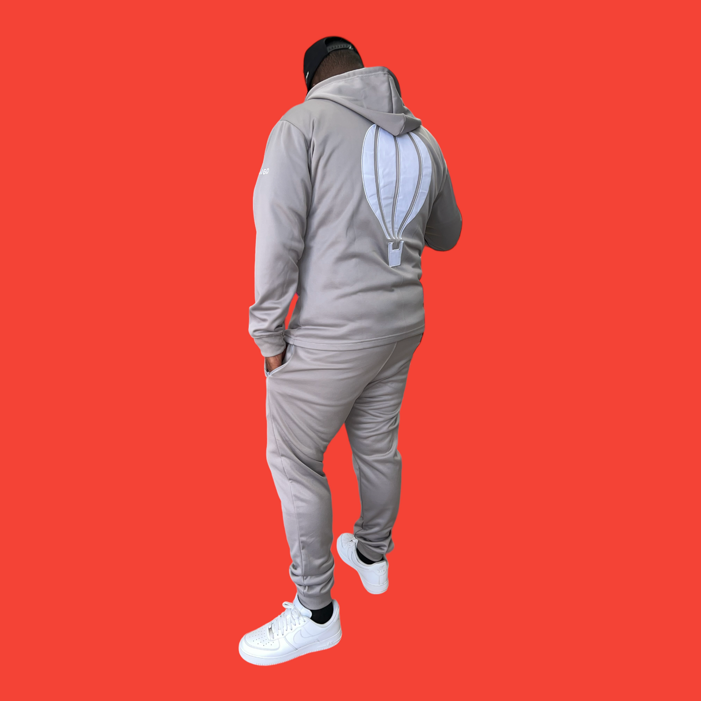 Cool Grey Hooded Sweatsuits