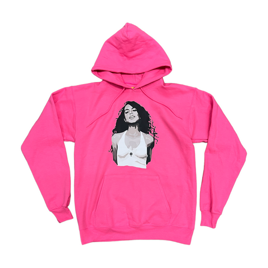 Pink Aaliyah pullover hoody